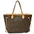 Neverfull Borsa Tote Louis Vuitton Monogram Marrone