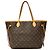 Neverfull Borsa Tote Louis Vuitton Monogram Marrone - vista 2