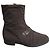 Céline CELINE vintage braune Canvas-Stiefel