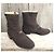 Céline CELINE vintage braune Canvas-Stiefel - Ansicht 2
