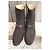 Céline CELINE vintage braune Canvas-Stiefel - Ansicht 3
