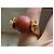 Chloé Ring mit braunem Marmorstein in Goldoptik Rot Golden - Ansicht 3