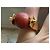 Chloé Ring mit braunem Marmorstein in Goldoptik Rot Golden - Ansicht 4
