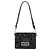Borsa LOUIS VUITTON Daufine MINI Bag Tweed Black Silver M55491 LV Auth 189783SAM Nero Argento - vista 13