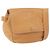 LOEWE Anagram Shoulder Bag Leather Beige Gold Auth 190988 D'oro