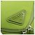 Borsa a Spalla PRADA in Tela Verde Argento Auth 191654SV - vista 18