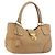 Borsa a mano PRADA in pelle marrone oro Auth BA13540A D'oro
