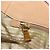 Borsa a mano PRADA in pelle marrone oro Auth BA13540A D'oro - vista 24