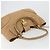 Borsa a mano PRADA in pelle marrone oro Auth BA13540A D'oro - vista 7