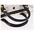 Borsa Mini Boston Vicetos MCM in PVC e pelle White Gold Auth 191656A Bianco D'oro - vista 7