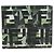 FENDI Cartera Bifold Zucca Canvas Cuero Verde Negro Auth BA13848A - vista 13