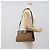 Borsa a tracolla Christian Dior Trotter Canvas Beige Oro Auth 190611 D'oro - vista 22
