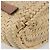 LOEWE Ghibli Soot Sprites Basket Small Bag Raffia Beige Argento Auth BA13934SM - vista 18