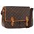LOUIS VUITTON Borsa a Spalla Monogram Gibeciere GM M42246 LV Auth ka5197 Monogramma