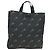 Bolso Tote GUCCI GG Supreme en PVC y cuero negro 495559 Auth ka5117