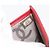 CHANEL Matelassé Long Wallet Lammfell Rot Silber CC Auth bs36032 - Ansicht 11