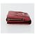 CHANEL Matelassé Long Wallet Lammfell Rot Silber CC Auth bs36032 - Ansicht 5