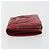 CHANEL Matelassé Long Wallet Lammfell Rot Silber CC Auth bs36032 - Ansicht 6