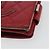 CHANEL Matelassé Long Wallet Lammfell Rot Silber CC Auth bs36032 - Ansicht 7