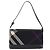 Borsa a tracolla BURBERRY Nova Check in tela nero argento Auth 191335V - vista 13