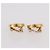 Orecchini CHANEL COCO Mark in metallo color oro CC Auth 191417 - vista 11