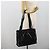 Borsa Tote CHANEL in vernice nera con CC dorato Auth BA14016 Nero D'oro - vista 26