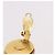 Orecchini CHANEL Perla Metallo Oro Bianco CC Auth 186929 D'oro - vista 5