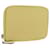 Hermès Portefeuille pièces HERMES en cuir Taurillon Clemence Jaune Auth 190522M  - vue 1