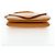Borsa a Spalla BOTTEGA VENETA Mount Chain in Pelle 2way Orange Gold Auth 190656V - vista 5