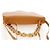 Borsa a Spalla BOTTEGA VENETA Mount Chain in Pelle 2way Orange Gold Auth 190656V - vista 6