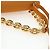 Borsa a Spalla BOTTEGA VENETA Mount Chain in Pelle 2way Orange Gold Auth 190656V - vista 8