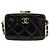 CHANEL Matelasse Chain Shoulder Pouch Pelle vernice Nera CC Auth 190043SAM Nero D'oro - vista 13