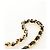CHANEL Matelasse Chain Shoulder Pouch Pelle vernice Nera CC Auth 190043SAM Nero D'oro - vista 14