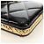 CHANEL Matelasse Chain Shoulder Pouch Pelle vernice Nera CC Auth 190043SAM Nero D'oro - vista 16