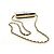 CHANEL Matelasse Chain Shoulder Pouch Pelle vernice Nera CC Auth 190043SAM Nero D'oro - vista 7