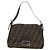 FENDI Zucca Canvas Mamma Baguette Shoulder Bag Marrone Nero Autentica BA13813V - vista 13