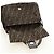 FENDI Zucca Canvas Mamma Baguette Shoulder Bag Marrone Nero Autentica BA13813V - vista 20