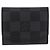 LOUIS VUITTON Damier Grafitte Gemelli Cuff Case LV Auth BA14050 Damier ebene - vista 13