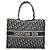 Borsa a mano 2way Christian Dior Trotter Canvas Oblique Book Navy Auth 190866A Blu navy - vista 13