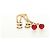 Charm per borsa LOUIS VUITTON LVxTM Bag Chain Cherry Bag Charm metallo Oro M02598 Auth 189656SAM - vista 16