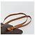 Céline Bolsa Tote CELINE Macadam em PVC e couro marrom com detalhes dourados Auth BA13920 - vista 8