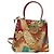 Borsa Salvatore Ferragamo Gancini in tela 2way Rosso Oro Auth 190024SAM D'oro