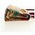 Borsa Salvatore Ferragamo Gancini in tela 2way Rosso Oro Auth 190024SAM D'oro - vista 4