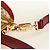 Borsa Salvatore Ferragamo Gancini in tela 2way Rosso Oro Auth 190024SAM D'oro - vista 9