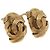 Orecchini CHANEL COCO Mark in metallo color oro CC Auth 189389