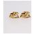 Orecchini CHANEL COCO Mark in metallo color oro CC Auth 189389 - vista 11