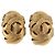 Orecchini CHANEL COCO Mark in metallo color oro CC Auth 189389 - vista 2