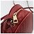 Borsa GUCCI Micro GG Canvas Guccissima in Pelle Rossa e Oro 449413 Auth mr2685 Rosso D'oro - vista 18