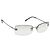 Occhiali da sole CHANEL COCO Mark Metallo Argento CC Auth 189996