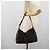 Borsa a Spalla GUCCI GG Canvas Horsebit Marrone Scuro Nero 101975 Auth BA13967A - vista 21
